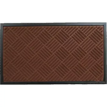 Rohožka Rohožka Eco embosovaná prémiová 45x75 cm hnědá