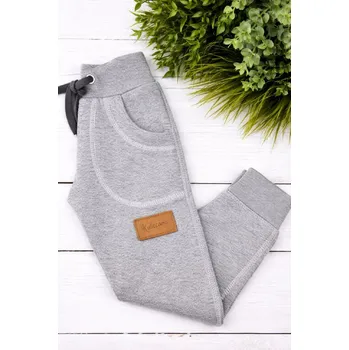 Kulišárny Tepláčky ŠEDÝ MELÍR VELIKOST: 74-80