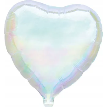 Balónek Fóliový balónek SRDCE holografické 60 cm (24 palců) HOLO dekorace
