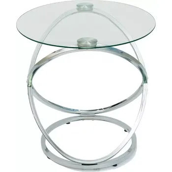 Obývací stěna Konferenční stolek PMC-24016 chrom/sklo