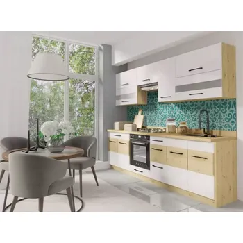 Kuchyňská linka Kuchyňská linka Infinity 260 C Plus s pracovní deskou white artisan