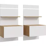 Noční stolek Whiteheaven LNBK211STB-M604 2 kusy