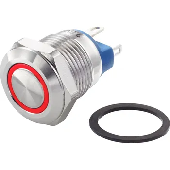 TRU COMPONENTS TC-GQ12-AF-10E/J/R/12V/S, TC-7494652 tlačítko antivandal, 12 mm, 48 V/DC, 2 A, 1 ks