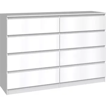 Komoda Komoda Malwa M8 140 Biely/Biely Lesk