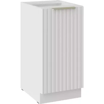 Kuchyňská Skříňka Tuluza 40D 1F BB bíly mat lamel