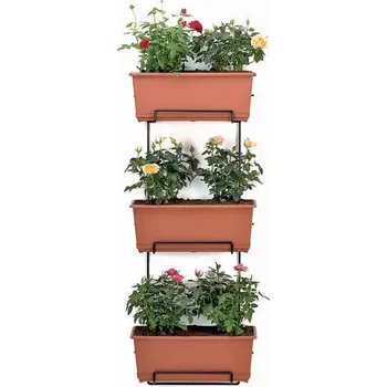 regál Regál závěsný se 3 truhlíky, 2004A