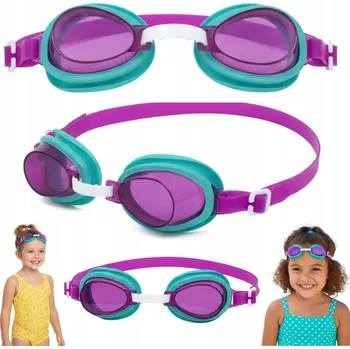 Plavecké brýle Dětské plavecké brýle fialové okuliare na bazén do bazénu jezera