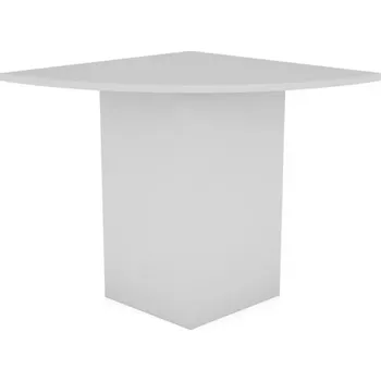 Kancelářská sestava Rohový díl psacího stolu Torino 80x80x75 bílý 642666