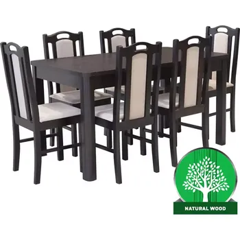 Jídelní set Jídelní set Antek 1+6 Wenge 140x80+40