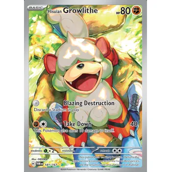 Společenská hra Pokémon Hisuian Growlithe 181/167 - Twilight Masquerade