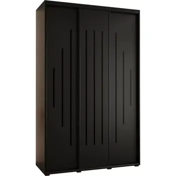 Předsíňová stěna Skříň 45 Canaris 12 170 černá/černá