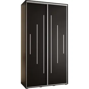 Předsíňová stěna Skříň 45 Canaris 12 140 černá/silver