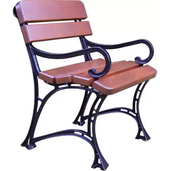 Dřevěná židle Královská s područkami ořech