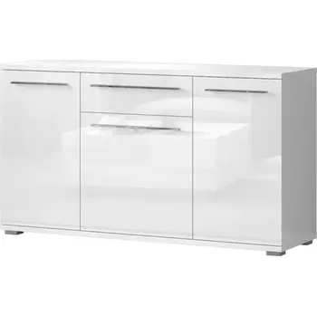 Předsíňová stěna Komoda Piano K150-3K1F/PN-70/KA/70 crystal white