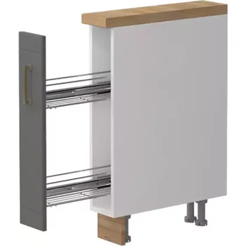 Kuchyňská Skříňka Tara R-15-1k/4 graphite mat