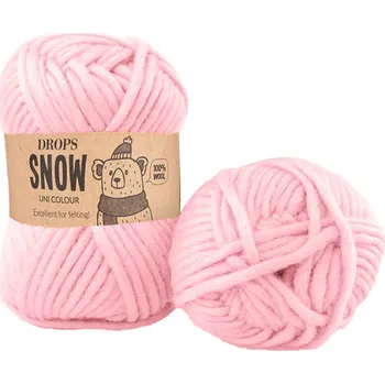 Příze Drops Snow UNI 127 pudrová