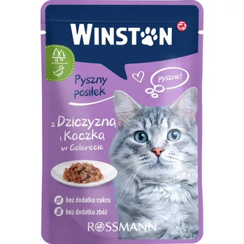 Krmivo pro psa Winston krmivo mokré krmivo zvěřina a kachna v želé 100g