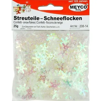 Konfeta Meyco 208-14 Konfety Sněhové vločky