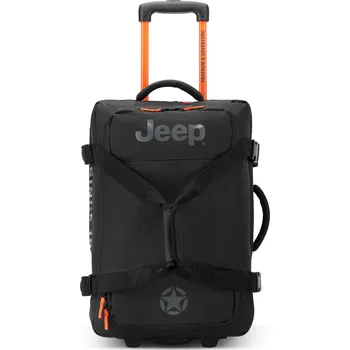 Cestovní taška Cestovní taška na kolečkách Delsey X JEEP JS005A 55 cm 274321000 - černá 38 l