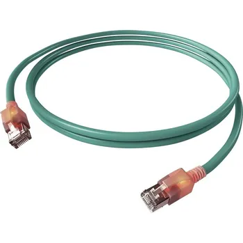 Datový kabel Easylan CS1OTADAD0070 RJ45 síťové kabely, propojovací kabely CAT 6A S/FTP 7.00 m tyrkysová dvoužilový stíněný, bez halogenů, samozhášecí 1 ks