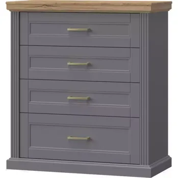 Předsíňová stěna Komoda 4s Tara f4/ta graphite/pacific walnut