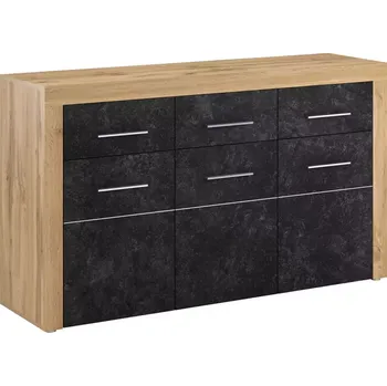 Komoda Komoda Smart 3D3S dub wotan/beton