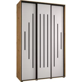 Předsíňová stěna Skříň 45 Canaris 12 170 artisan/bílá/černá