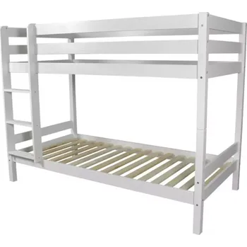 Dětská postel Patrová Postel Adara 190x90 Borovice Bílá