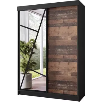 Kancelářská sestava Skříň Vena 138 černá + old style