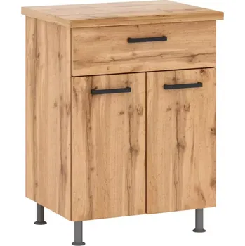 Kuchyňská skříňka Sofia 60 cm, dub wotan, D60 2D 1S