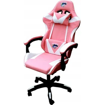 Otočná herní židle počítačové OTOČNÉ kancelářská židle pro hráče + MASÁŽ ZAD!