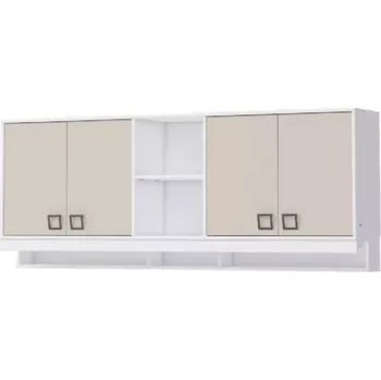 Dětská skříň Závesná skříňka Kiki MKR-BE/KI-01 white/sand