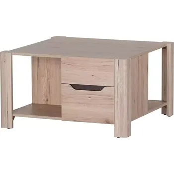 Obývací stěna Konferenční Stolek Desjo 80 cm Dub San Remo