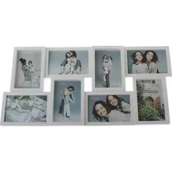 Koupelnový nábytek Plastový rámeček na 8 fotek 58.5x28 cm