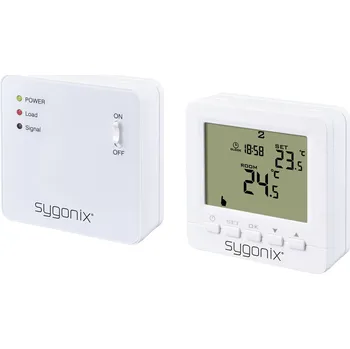 Termostat Sygonix bezdrátový termostat na omítku, SY-5470190, týdenní program, 1 ks