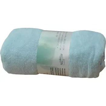 Prostěradlo Froté prostěradlo s gumičkou modrý 160x200