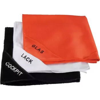 Utěrka Nigrin utěrky mikrovlákno na lak, sklo a cockpit 3 ks