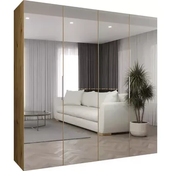 Předsíňová stěna Skříň Marbella III 200 artisan stříbrná