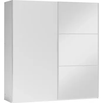 Kancelářská sestava Skříň Vigo 150 bílá/zrcadlo