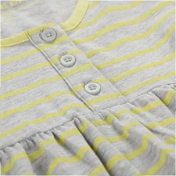 Dívčí oblečení Dětské šaty Alpine Pro SARKO - žlutá / 128/134