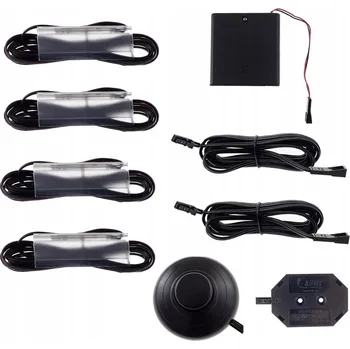 LED páska Osvětlení vitrín Furnika LED klip 0,96 W 12V DC studená bílá 0,050 m