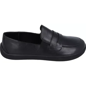 Dámské baleríny Barefoot kožené boty beBare Parma black 37