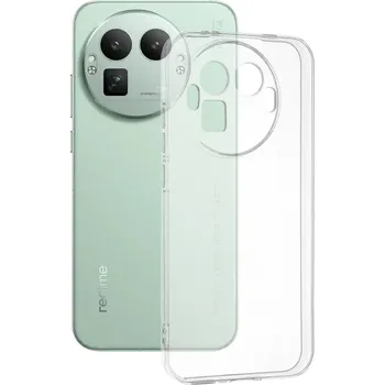 Pouzdro na mobilní telefon Techsuit - čirý silikon [kulatý výřez na fotoaparát] - Realme GT 8 Pro - průhledný