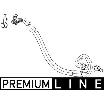 Vedení klimatizace Vysokotlaké vedení, klimatizace MAHLE 9GS 351 337-771