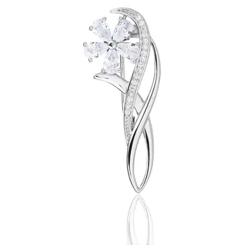 Brož Bealio BEALIO 14176 Stříbrná brož KVĚTINA 03-14176-4073