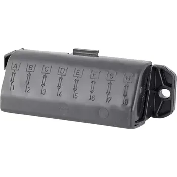 Autopojistky KRAMP 1410100518 Skříňka na pojistky, osminásobná (na keramické torpédo pojistky)