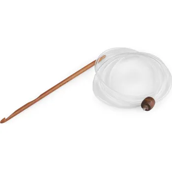 Nástroj na niť a příze Bambusový háček na tuniské háčkování průměr 5 mm