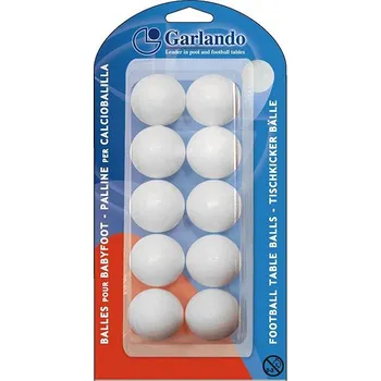 Hračka pro nejmenší Garlando Míčky bílé, sada 10 kusů, blister