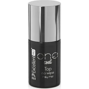 Lak na nehty EXCELLENT Top Milky No Wipe 5g - mléčný