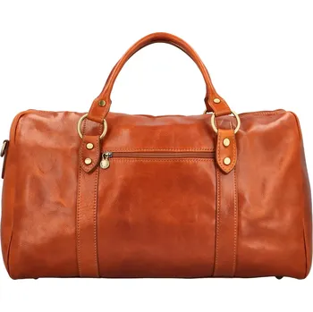 Kabelka Elegantní cestovní taška Riffty, koňaková
